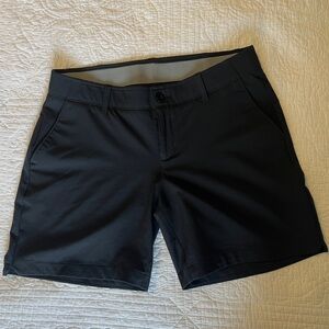 UEC Under Armour Women's Black Fitted Golf Shorts